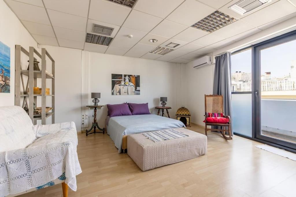 Downtown Spacious Loft Apartment Just 3 Minutes From City Centre Iraklio Eksteriør bilde